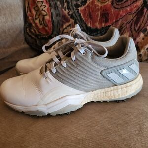 Adidas Golf‎ Gray and White Athletic Shoes with Cushioned Sole